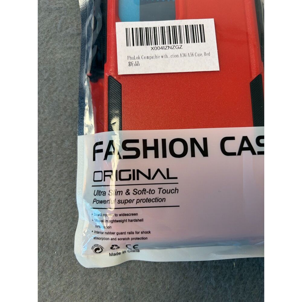 PhuLok Compatible A36/A56 Red Phone Case  Samsung Galaxy A36 / A56